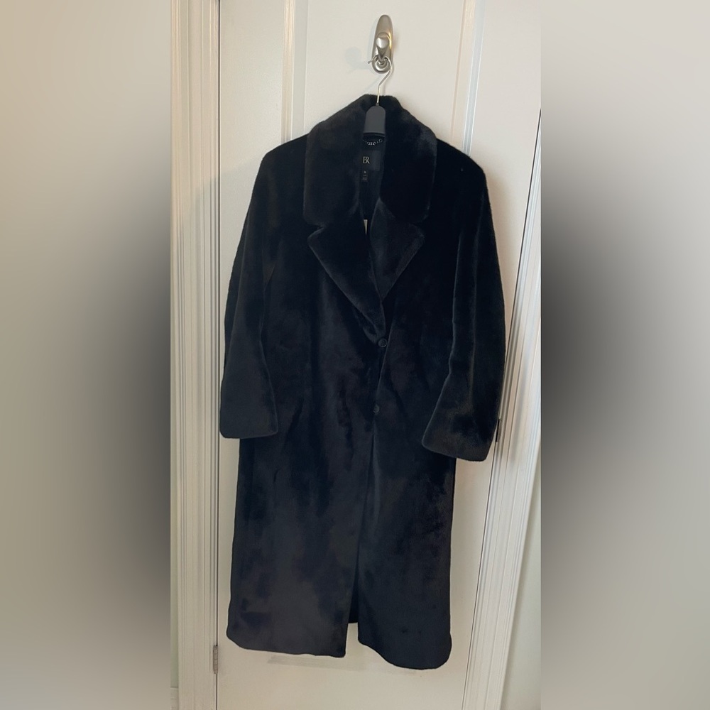 NWT Banana Republic Upsala Faux Fur Coat